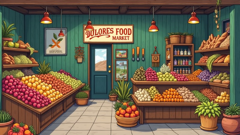 29 Years of Community and Culinary Delights at Dolores Food Market, Concept art for illustrative purpose, tags: van en - Monok